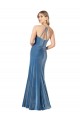 Sleeveless Jewel Neck Stretch Velvet Black Long Formal Evening Gown / Prom Dress / Bridesmaid Dress Cardiff